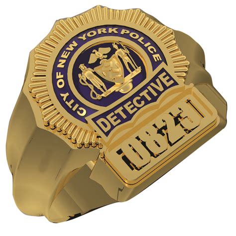 nypd det rings|nypd detective black rings.